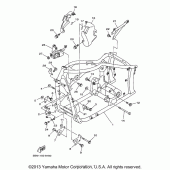 Схема вузла: Рама Yamaha XVS650 V-Star Classic