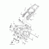 Схема узла: Рама Yamaha TDM900