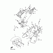 Схема вузла: Крило Yamaha YZF-R1 R1 RaceBase
