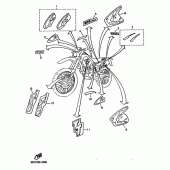 Схема вузла: Emission control device Yamaha TT600