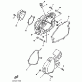 Схема узла: Крышки картера 1 Yamaha DT125 DT125R