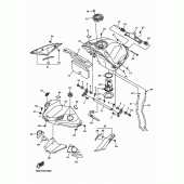 Схема узла: Топливный бак Yamaha YZF-R1 R1 RaceBase