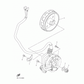 Схема вузла: Генератор Yamaha YZ250 YZ250F