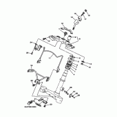 Схема узла: Рулевой механизм Yamaha XV125 Virago