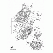 Схема вузла: Картер двигуна Yamaha YZ250 YZ250FX