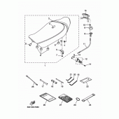Схема вузла: Сидіння Yamaha XSR700/ MTM690