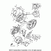 Схема вузла: Кришки картера 1 Yamaha XVS950 V-Star Tourer