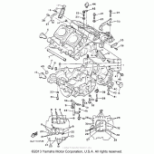 Схема вузла: Картер двигуна Yamaha XVZ1300 Venture Royale
