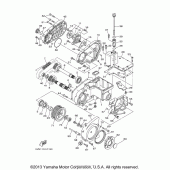 Схема узла: Промежуточная передача Yamaha XV1700 Road Star Midnight Silverado