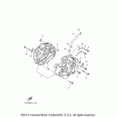 Схема вузла: Картер двигуна Yamaha TTR230 TT-R230