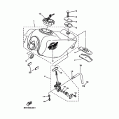 Схема узла: Топливный бак Yamaha TW125