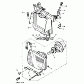 Схема узла: Фара Yamaha XT600 XT600