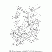 Схема узла: Рама Yamaha XV1900 Roadliner S