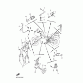 Схема вузла: Електроустаткування 1 Yamaha FZ6 FZ6 FAZER (ABS)