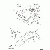 Схема узла: Крыло Yamaha TT250R TT-R