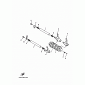 Схема вузла: Вал перемикання Yamaha YZF-R3