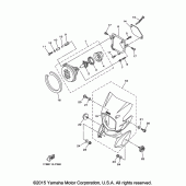 Схема вузла: Фара Yamaha XT250 XT250