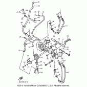 Схема вузла: Emission control device (Calinia) Yamaha YZF600R Thundercat