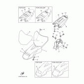 Схема вузла: Крило Yamaha TTR50 TT-R50