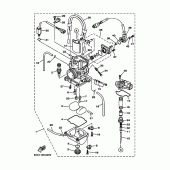 Схема узла: Карбюратор Yamaha YZ250 YZ250