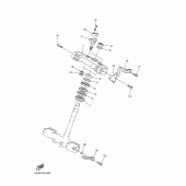 Схема узла: Рулевой механизм Yamaha WR250 WR250F