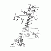 Схема узла: Рулевой механизм Yamaha TDM900