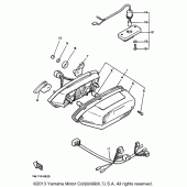 Схема узла: Задний фонарь (Стоп-сигнал) Yamaha XVZ1300 Venture Royale
