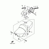 Схема узла: Сиденье Yamaha XV1100 Virago Special
