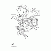 Схема узла: Рама Yamaha XVS400 Drag Star Classic