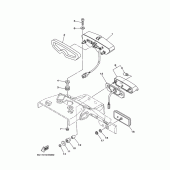 Схема узла: Задний фонарь (Стоп-сигнал) Yamaha XT250 Serow