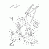 Схема вузла: Рама Yamaha YZ450F YZ450F