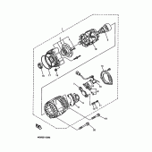 Схема вузла: Генератор Yamaha XJ900 Diversion