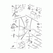 Схема вузла: Електроустаткування 2 Yamaha XV1900 Raider S