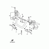 Схема вузла: Пульт управління рульовий та Важель Yamaha YP250 Majesty DX
