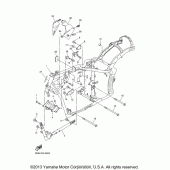 Схема вузла: Рама Yamaha XVS1300 V-Star