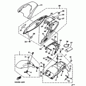 Схема узла: Крыло Yamaha TDM850