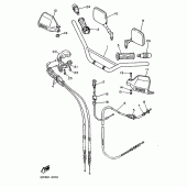 Схема вузла: Кермо та Тросики Yamaha XTZ660 Tenere