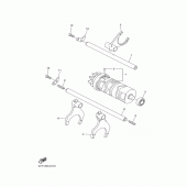 Схема вузла: Вал перемикання Yamaha FZ8 FZ8 (Naked)