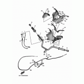 Схема вузла: Кермо та Тросики Yamaha XP530 T-MAX