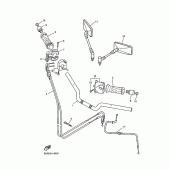 Схема вузла: Руль і Тросики Yamaha XJR1300