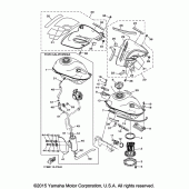 Схема узла: Топливный бак Yamaha XT250 XT250