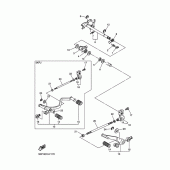 Схема вузла: Вал перемикання Yamaha XVS400 Drag Star Classic