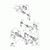 Схема вузла: Поворотники Yamaha FZX250 ZEAL