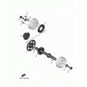 Схема узла: Привод стартера Yamaha XV1900 Star Venture