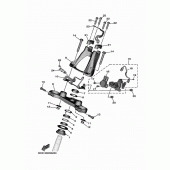 Схема вузла: Рульовий механізм Yamaha XP530 T-MAX DX