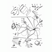 Схема вузла: Електроустаткування 1 Yamaha MT09/ MTN850 MT-09
