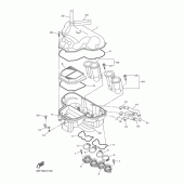 Схема вузла: Впускна система Yamaha FZ8 FZ8 (Naked)