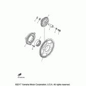 Схема узла: Привод стартера Yamaha FZ10/ MTN1000 FZ-10