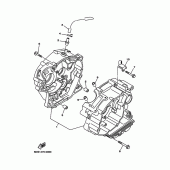 Схема вузла: Картер двигуна Yamaha TTR125 TT-R125