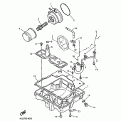 Схема вузла: Фільтр масляний Yamaha YZF1000R Thunderace